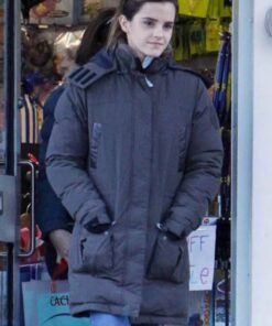 Emma Watson Brown Puffer Jacket