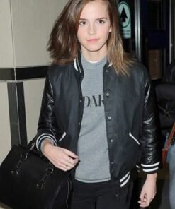 Emma Watson Black Varsity Jacket