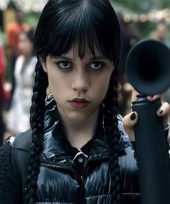 Jenna Ortega Wednesday Goody Addams Puffer Vest