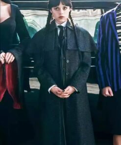 Wednesday S02 Jenna Ortega Wool Coat