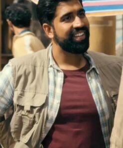 Maanuv Thiara Prime Target Beige Cotton Vest