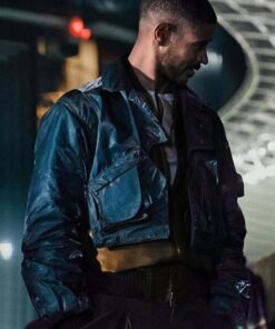 Raych Seldon Foundation Blue Leather Jacket
