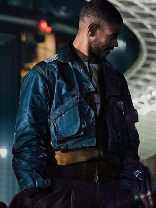 Raych Seldon Foundation Blue Leather Jacket