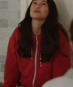 The Summer I Turned Pretty S02 Lola Tung Red Hoodie