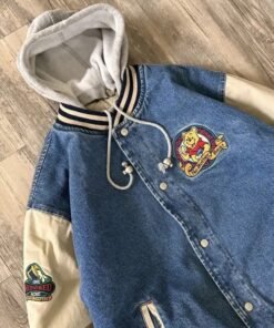 90s Xxxtentacion Winnie Blue Denim Jacket