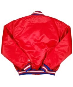 76ers Philadelphia Sixers Vintage Red Jacket
