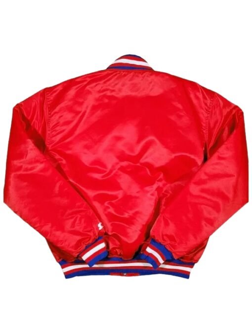 76ers Philadelphia Sixers Vintage Red Jacket