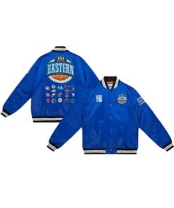 Eastern Conference Blue Satin Jacket