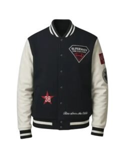 Superman x Lucky Brand Varsity Jacket