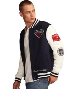Superman x Lucky Brand Bomber Varsity Jacket