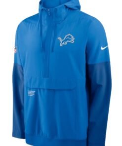 Detroit Lions Nike Sideline Anorak Hoodie Jacket