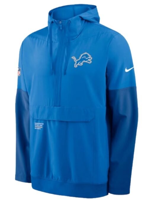 Detroit Lions Nike Sideline Anorak Hoodie Jacket
