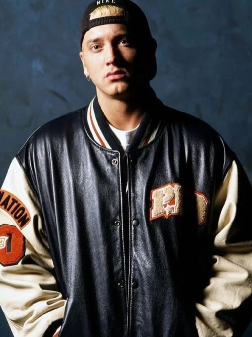 Eminem Black Varsity Jacket