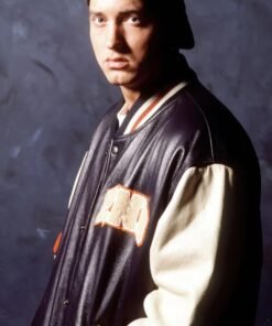 Eminem Black Leather Jacket
