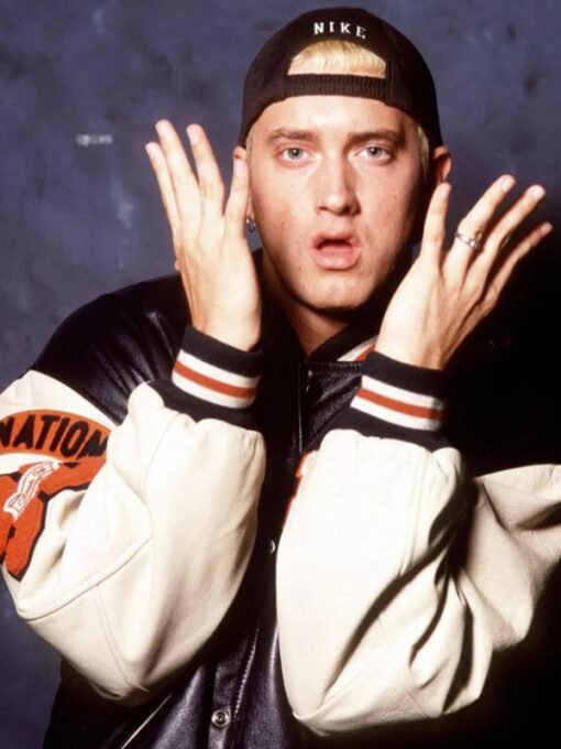 Eminem Varsity Leather Jacket