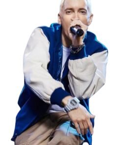 Eminem Blue Wool Jacket