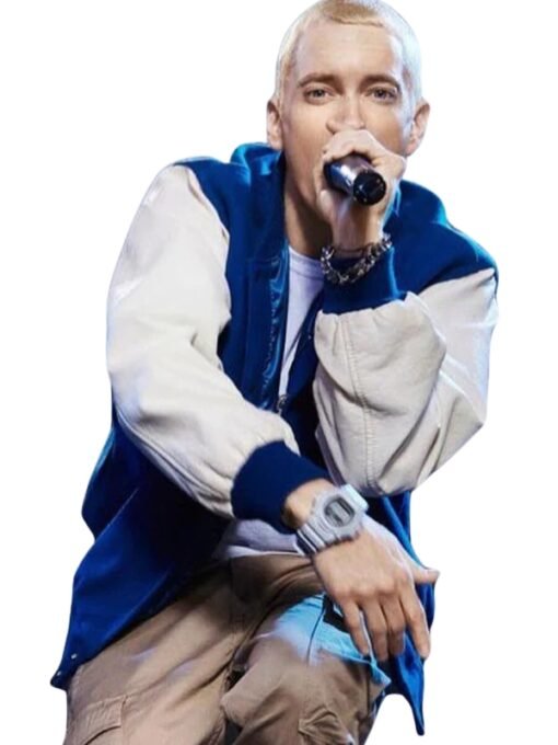 Eminem Blue Wool Jacket
