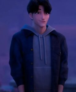 Jinu KPop Demon Hunters Jacket Blue