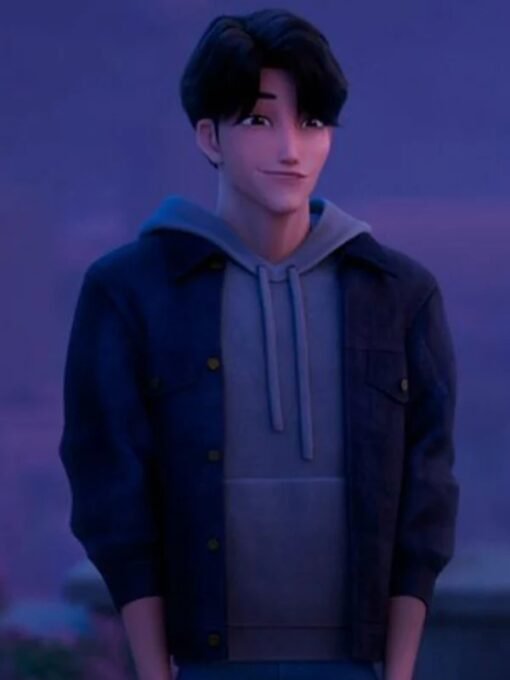 Jinu KPop Demon Hunters Jacket Blue