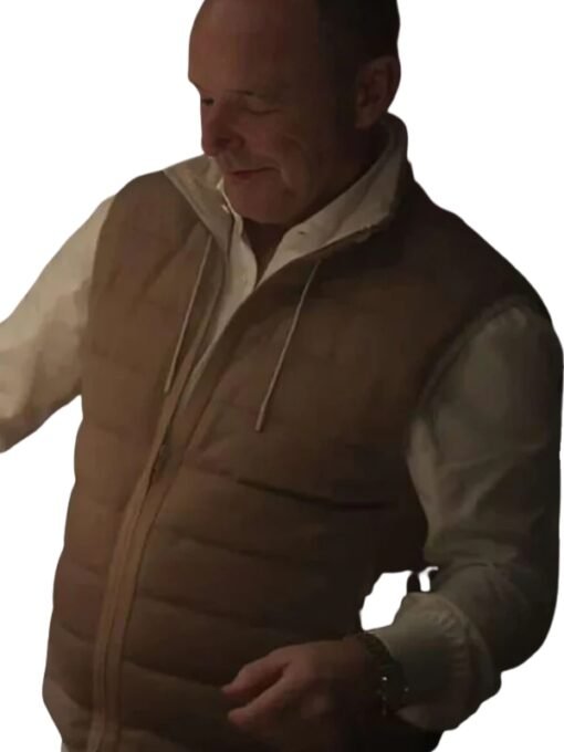 Clark Gregg Zero Day Brown Puffer Vest