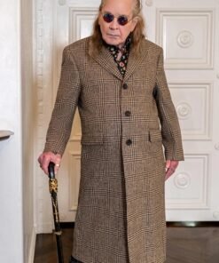 Ozzy Osbourne Checked Coat