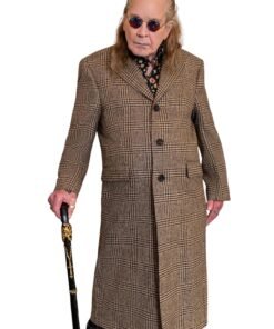 Ozzy Osbourne Checked Multicolor Coat