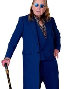 Ozzy Osbourne Blue Wool Coat