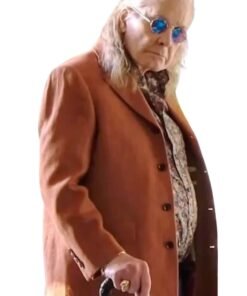Ozzy Osbourne Brown Wool Coat