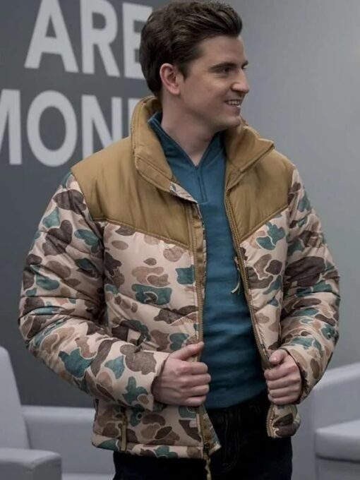 Ted Lasso Camo Colin Hughes Jacket