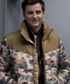 Colin Hughes Ted Lasso Camo Puffer Jacket