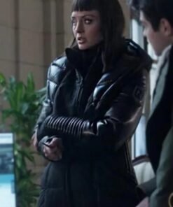Max Meladze The Recruit S01 Black Puffer Coat