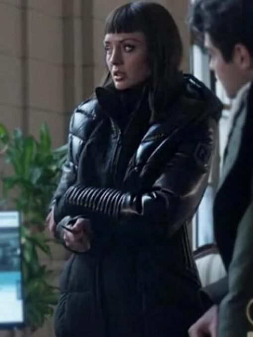 Max Meladze The Recruit S01 Black Puffer Coat