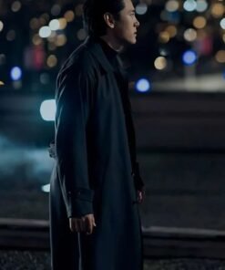 The Recruit S02 Teo Yoo Black Trench Coat