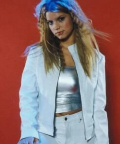 Jessica Simpson Blue Cotton Jacket