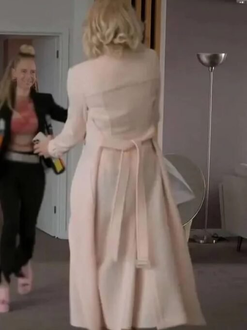 Hannah Waddingham Ted Lasso S03 Pink Coat