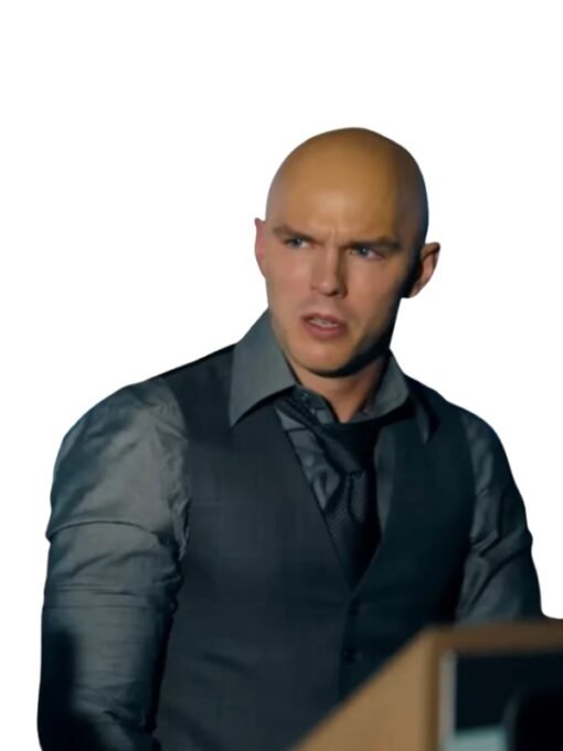 Superman 2025 Nicholas Hoult Grey Vest