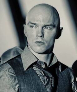 Nicholas Hoult Superman Lex Luthor Grey Vest