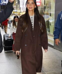 NYC 2024 Olivia Munn GMA Trench Coat