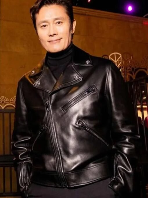 Lee Byung-hun Squid Game S02 Black Jacket
