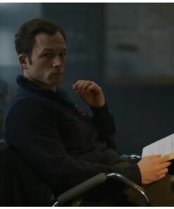 Taron Egerton Smoke Dave Gudsen Black Jacket