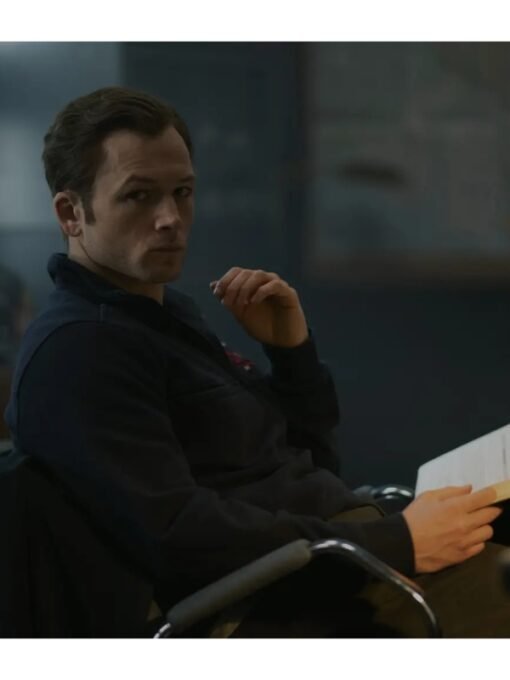 Taron Egerton Smoke Dave Gudsen Black Jacket