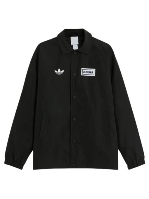 Adidas x Oasis Tour Coach Black Jacket