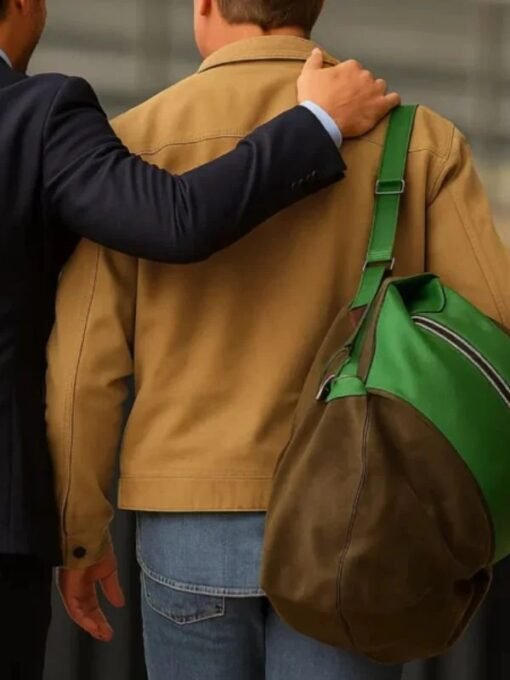 F1 2025 Brad Pitt Suede Leather Jacket