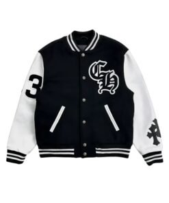 Chrome Hearts Timmy Black Varsity Jacket