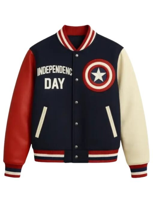 USA Independence Eagle Varsity Jacket