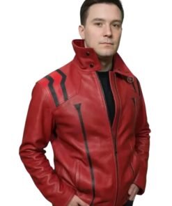 Neon Genesis Evangelion Misato Red Leather Jacket