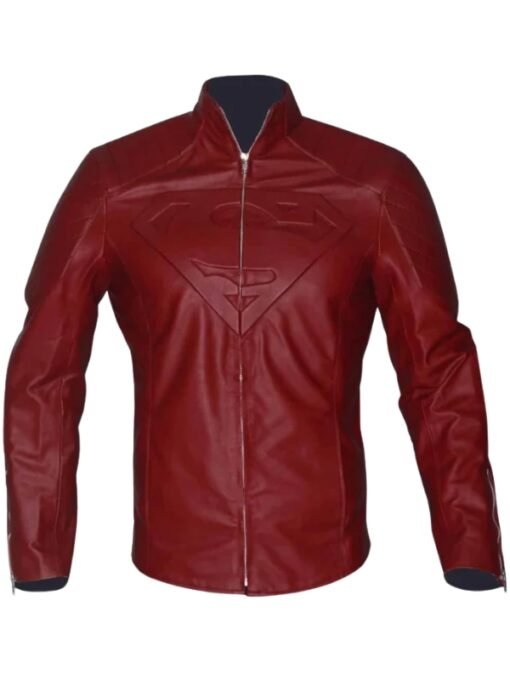 Superman Smallville Red Leather Jacket