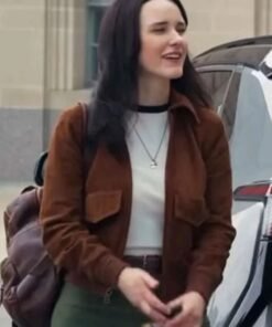 Superman Rachel Brosnahan Brown Leather Jacket