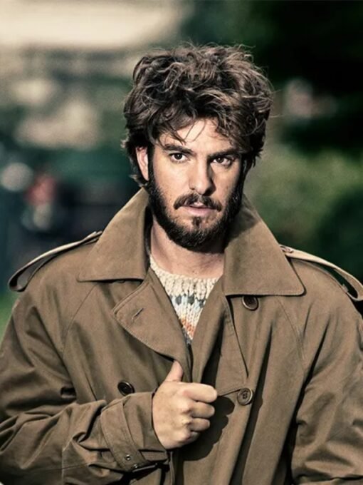 Andrew Garfield After The Hunt Brown Coat