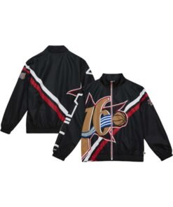 Men's Philadelphia 76ers Mitchell & Ness Warm Up Jacket